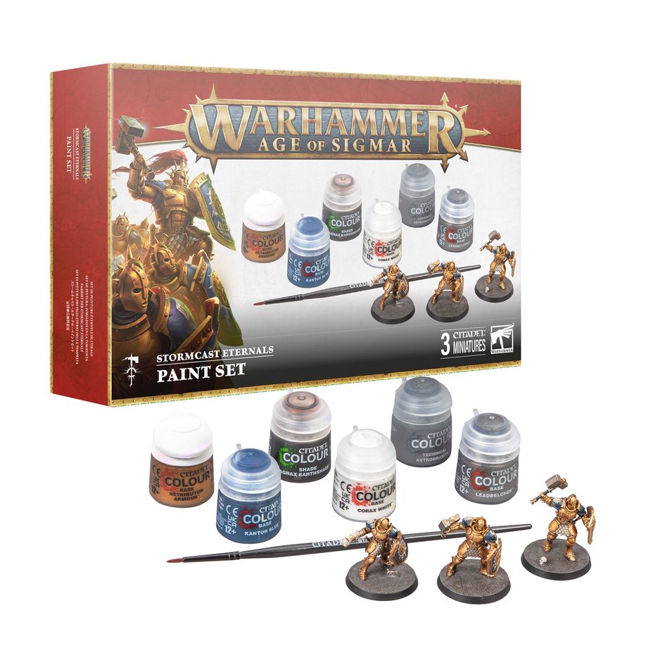 Warhammer AOS: Stormcast Eternals + PAINT SET