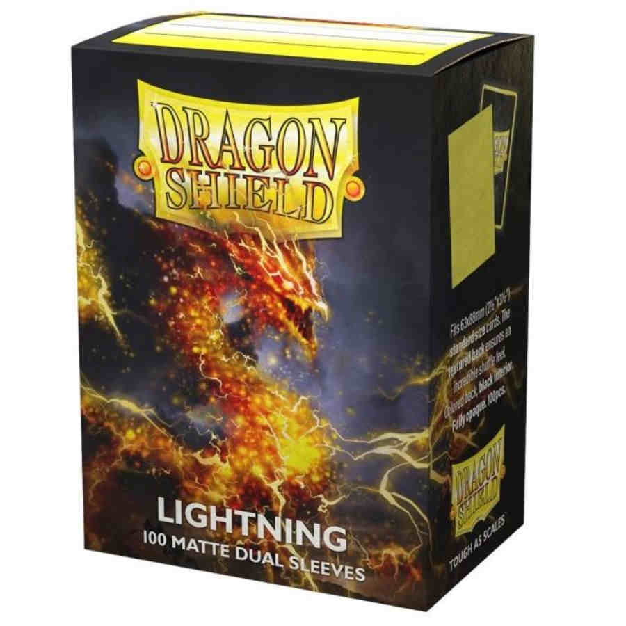 Dragon Shield Sleeves: Standard Matte Dual - Lightning 100CT