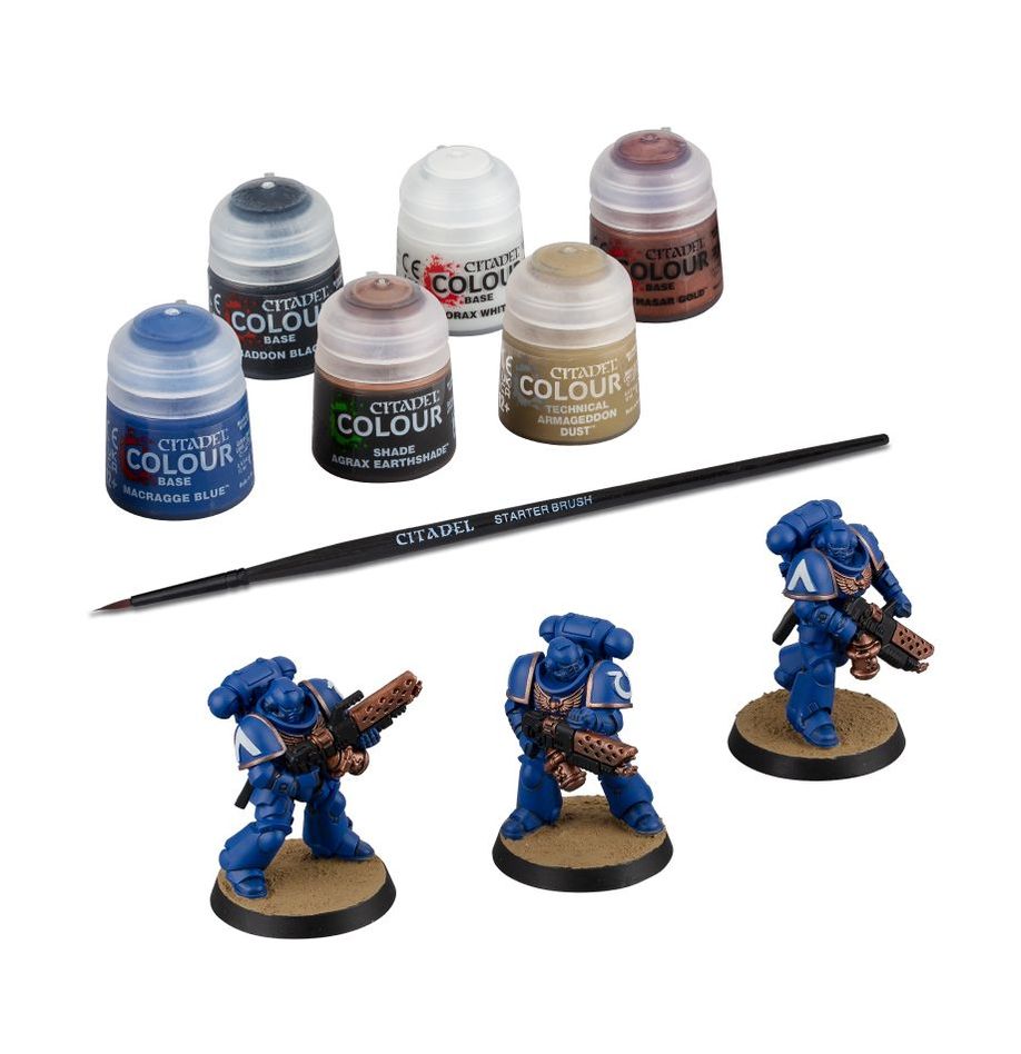 Warhammer 40K: Space Marines - INFERNOUS SQUAD + PAINTS