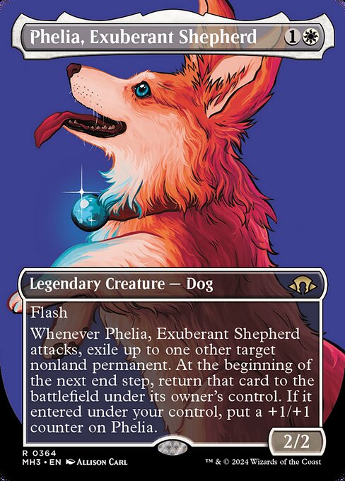 Phelia, Exuberant Shepherd (364) - BORDERLESS - NM