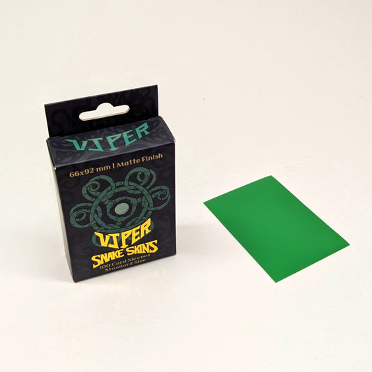 Viper Snake Skins: 100 - Matte Green