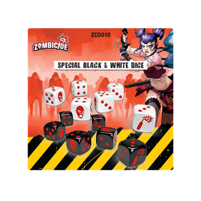 Zombicide: Black and White Dice Pack